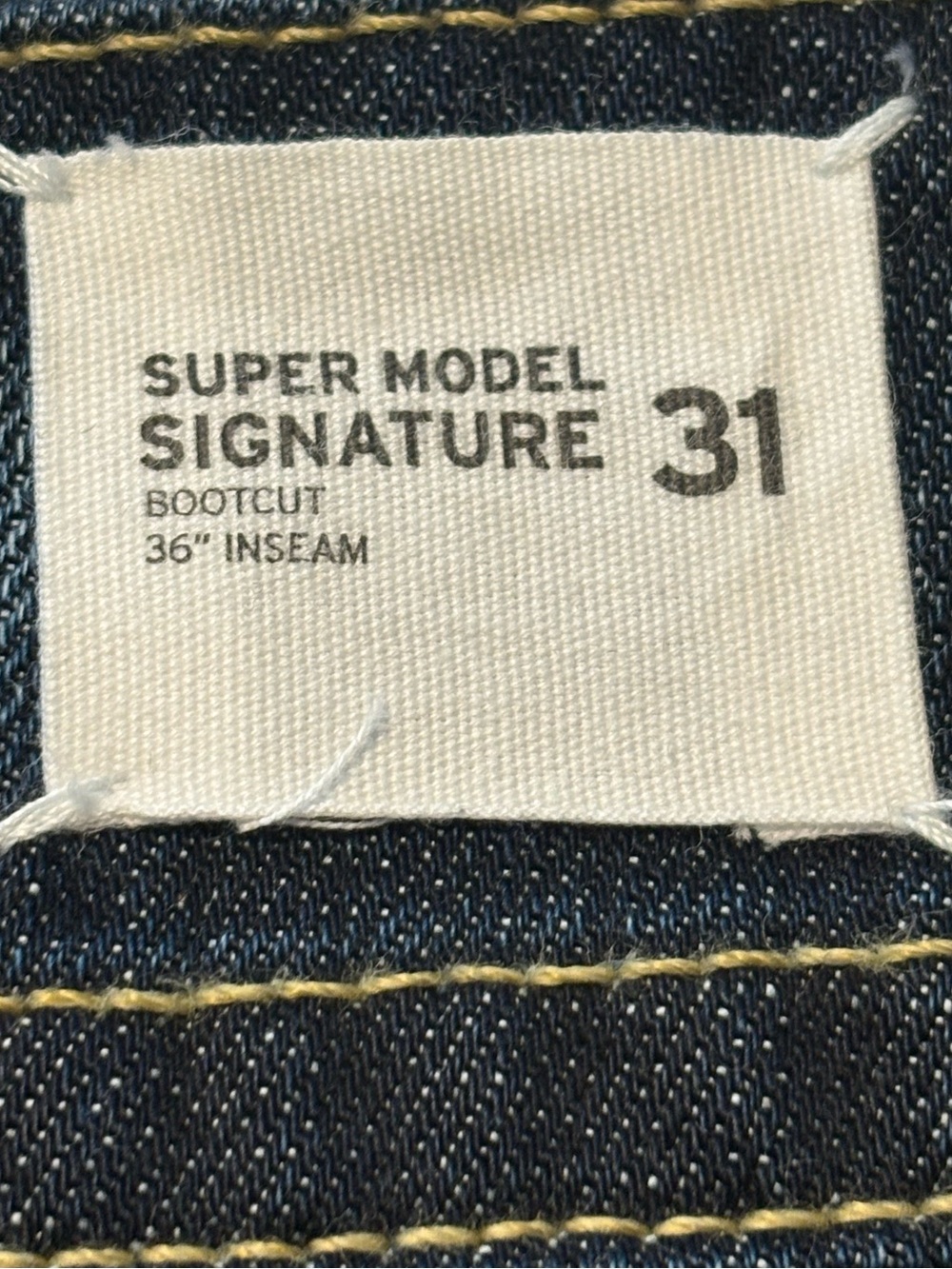 Hudson Jeans Supermodel Signature Jeans Size 31 LONG Dark Wash Elm Low Rise NWT - Picture 6 of 10